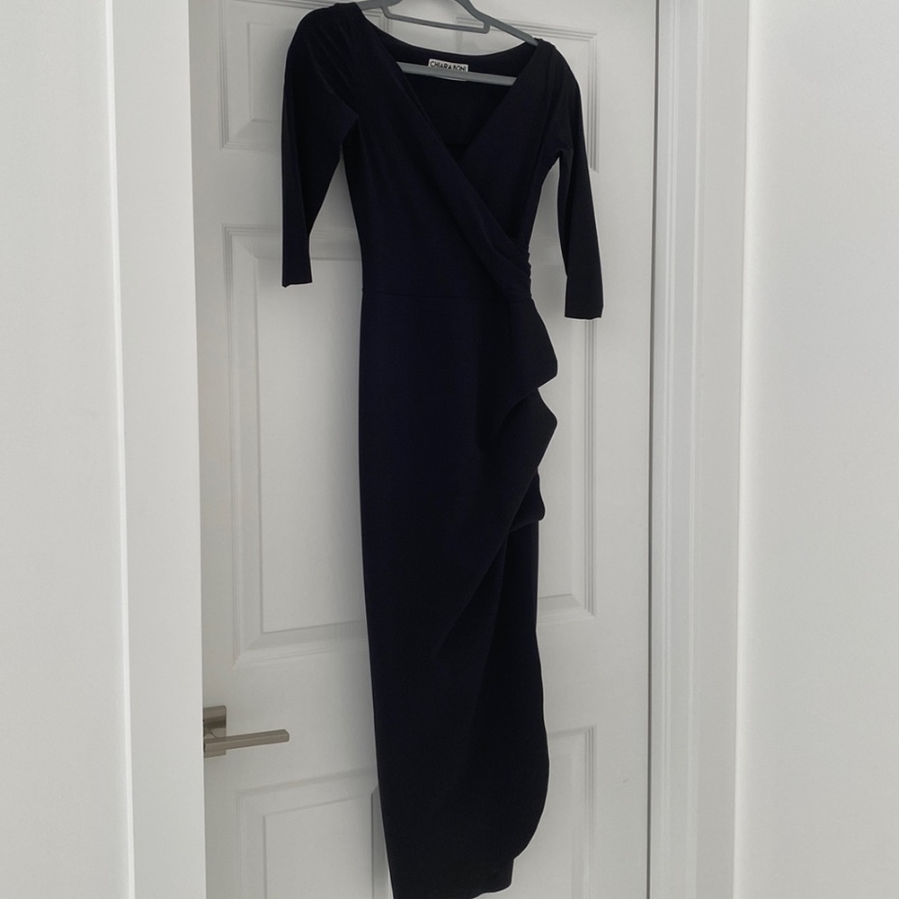 Black designer gown chiara boni